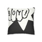 Faux Suede Square Pillow Case
