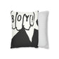 Faux Suede Square Pillow Case