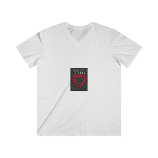 Men's Fitted V-Neck Short Sleeve Tee