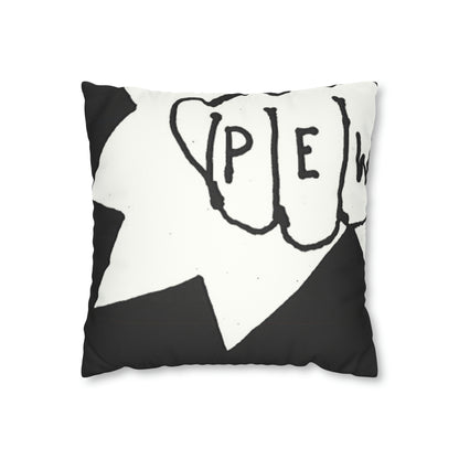 Faux Suede Square Pillow Case